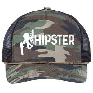 Hip Replacet Surgery Recovery Funny Hippie Hipster Cool Gift Retro Rope Trucker Hat Cap