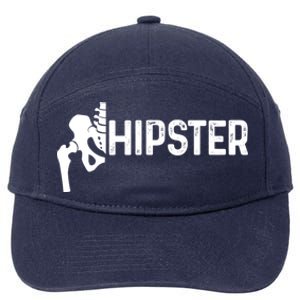 Hip Replacet Surgery Recovery Funny Hippie Hipster Cool Gift 7-Panel Snapback Hat