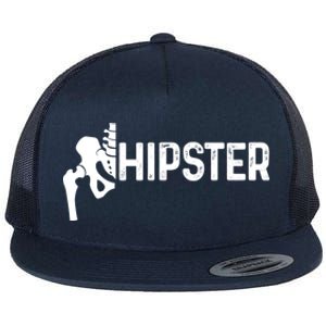 Hip Replacet Surgery Recovery Funny Hippie Hipster Cool Gift Flat Bill Trucker Hat