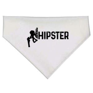 Hip Replacet Surgery Recovery Funny Hippie Hipster Cool Gift USA-Made Doggie Bandana