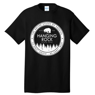 Hanging Rock State Park North Carolina Tall T-Shirt