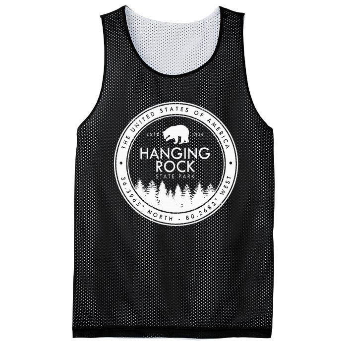 Hanging Rock State Park North Carolina Mesh Reversible Basketball Jersey Tank