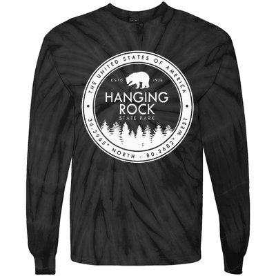 Hanging Rock State Park North Carolina Tie-Dye Long Sleeve Shirt