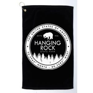 Hanging Rock State Park North Carolina Platinum Collection Golf Towel