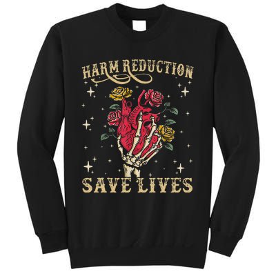 Harm Reduction Save Lives Skeleton Sweatshirt