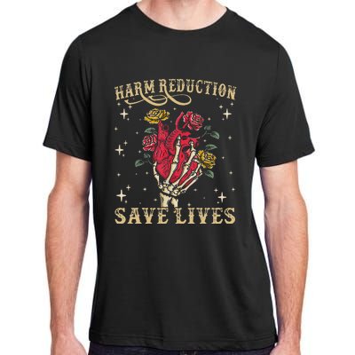 Harm Reduction Save Lives Skeleton Adult ChromaSoft Performance T-Shirt