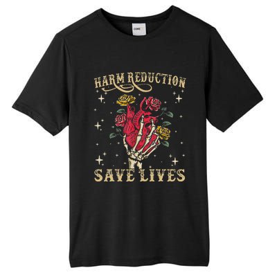 Harm Reduction Save Lives Skeleton Tall Fusion ChromaSoft Performance T-Shirt