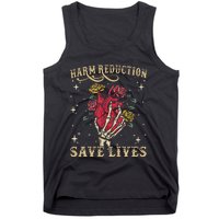 Harm Reduction Save Lives Skeleton Tank Top