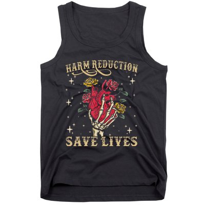 Harm Reduction Save Lives Skeleton Tank Top