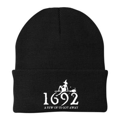 Halloween Retro Salem Witch 1692 A Few Of Us Got Away Beanie