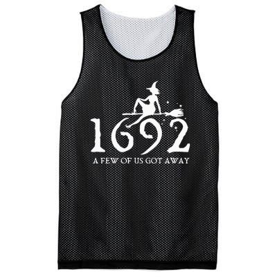 Halloween Retro Salem Witch 1692 A Few Of Us Got Away Mesh Reversible Basketball Jersey Tank