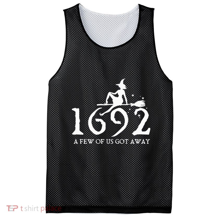 Halloween Retro Salem Witch 1692 A Few Of Us Got Away Mesh Reversible Basketball Jersey Tank