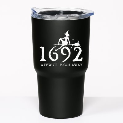 Halloween Retro Salem Witch 1692 A Few Of Us Got Away Tumbler