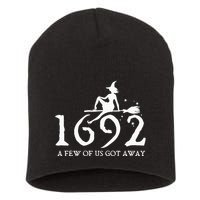 Halloween Retro Salem Witch 1692 A Few Of Us Got Away Short Acrylic Beanie