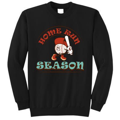 Home Run Season Perfect Gift For Siblings And Sports Fans Sweatshirt