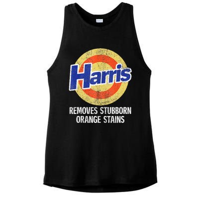 Harris Removes Stubborn Orange Stains Kamala Harris 2024 Ladies PosiCharge Tri-Blend Wicking Tank