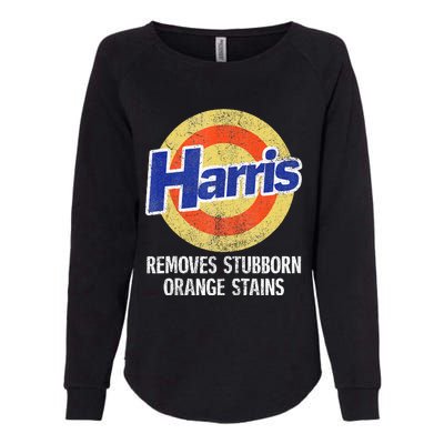 Harris Removes Stubborn Orange Stains Kamala Harris 2024 Womens California Wash Sweatshirt