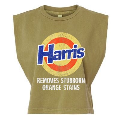 Harris Removes Stubborn Orange Stains Kamala Harris 2024 Garment-Dyed Women's Muscle Tee