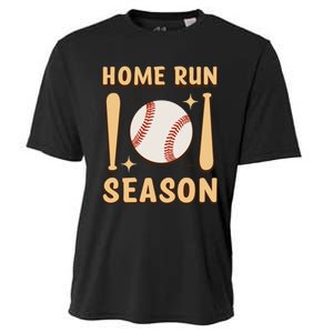 Home Run Season Perfect Gift For Baseball Enthusiasts Cooling Performance Crew T-Shirt