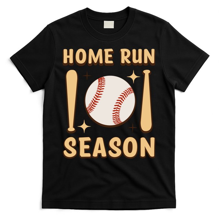 Home Run Season Perfect Gift For Baseball Enthusiasts T-Shirt