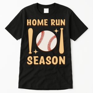 Home Run Season Perfect Gift For Baseball Enthusiasts Tall T-Shirt