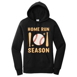 Home Run Season Perfect Gift For Baseball Enthusiasts Women's Pullover Hoodie