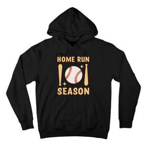 Home Run Season Perfect Gift For Baseball Enthusiasts Tall Hoodie