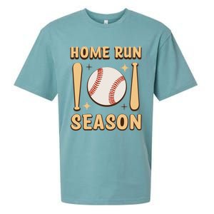 Home Run Season Perfect Gift For Baseball Enthusiasts Sueded Cloud Jersey T-Shirt