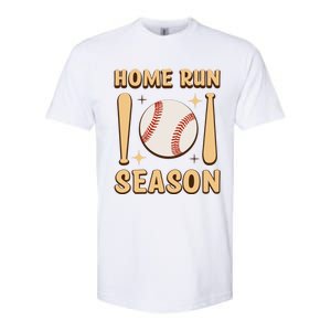 Home Run Season Perfect Gift For Baseball Enthusiasts Softstyle CVC T-Shirt