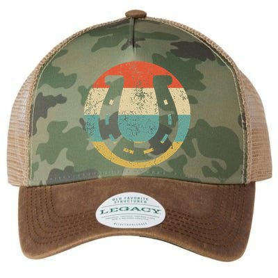 Horseshoe Retro Style Lucky Pullover Legacy Tie Dye Trucker Hat