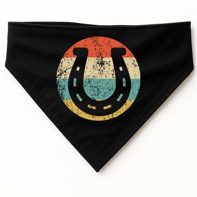 Horseshoe Retro Style Lucky Pullover USA-Made Doggie Bandana