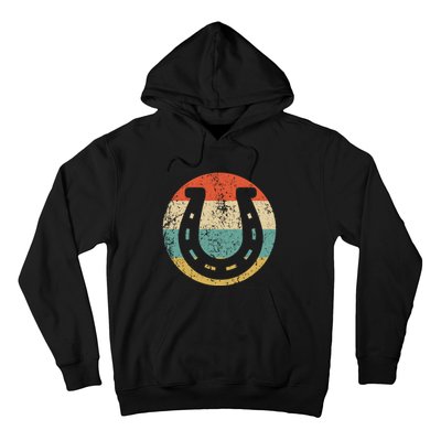 Horseshoe Retro Style Lucky Pullover Hoodie