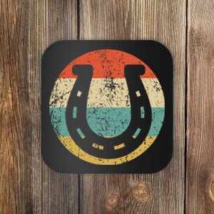 Horseshoe Retro Style Lucky Pullover Coaster