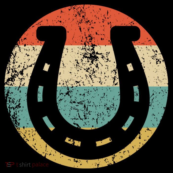 Horseshoe Retro Style Lucky Pullover Magnet