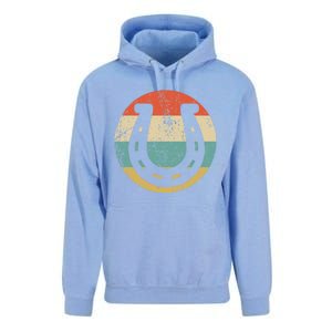 Horseshoe Retro Style Lucky Pullover Unisex Surf Hoodie