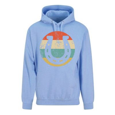 Horseshoe Retro Style Lucky Pullover Unisex Surf Hoodie