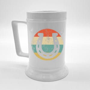 Horseshoe Retro Style Lucky Pullover Beer Stein