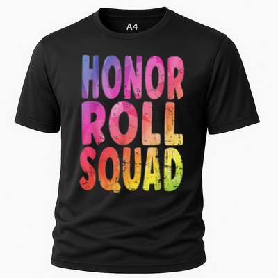 Honor Roll Squad Colorful Text Honor Roll Student Performance Shirt
