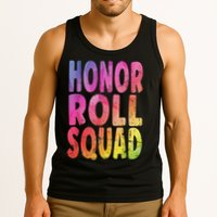 Honor Roll Squad Colorful Text Honor Roll Student Tank Top