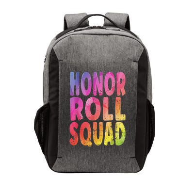 Honor Roll Squad Colorful Text Honor Roll Student Vector Backpack