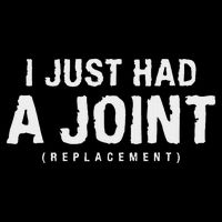 Hip Replacement Surgery Gift For Recovery I Just Had A Joint Replacement Black Drawstring Bag