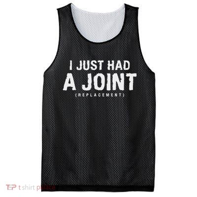 Hip Replacement Surgery Gift For Recovery I Just Had A Joint Replacement Black Mesh Reversible Basketball Jersey Tank