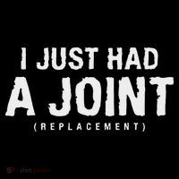 Hip Replacement Surgery Gift For Recovery I Just Had A Joint Replacement Black Crop Top