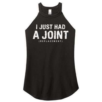 Hip Replacement Surgery Gift For Recovery I Just Had A Joint Replacement Black Women's Perfect Tri Rocker Tank
