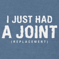 Hip Replacement Surgery Gift For Recovery I Just Had A Joint Replacement Black Garment-Dyed Sweatshirt