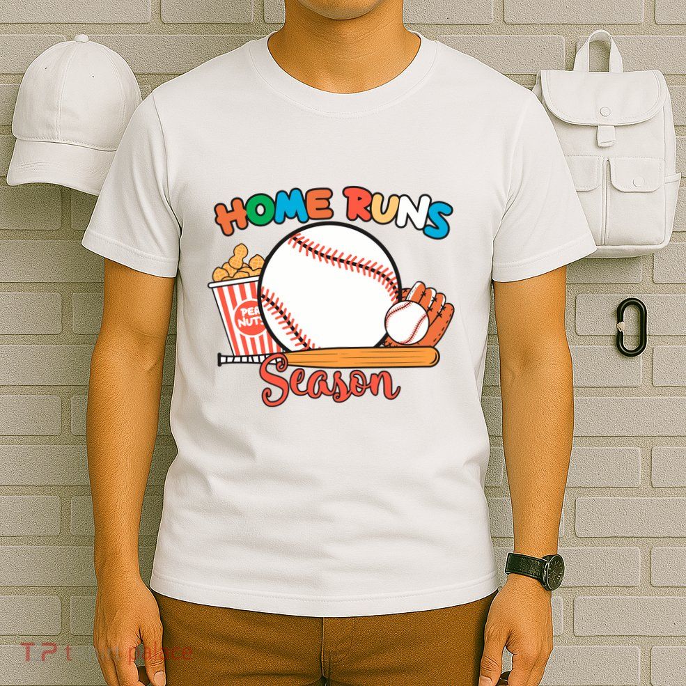 Home Runs Season Baseball Game Day T-Shirt