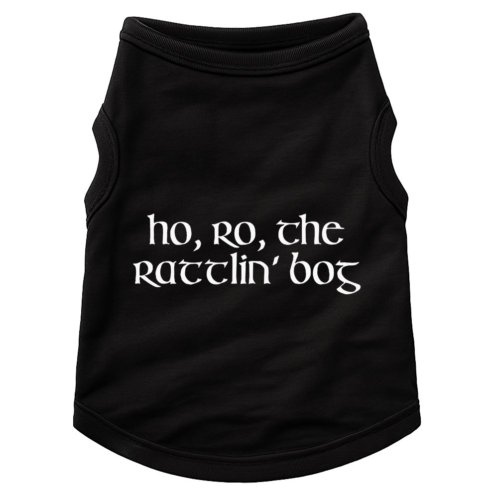 Ho Ro The Rattlin Bog St. Paddys Day Irish Drinking Doggie Tank
