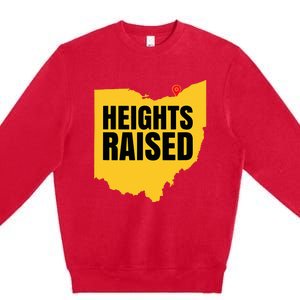 Heights Raised The Cleveland Heights Premium Crewneck Sweatshirt