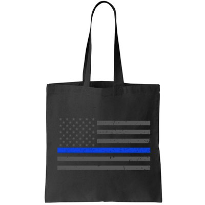 Honor Respect Thin Blue Line Flag Gift Police Gift Bag