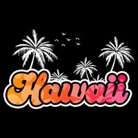 Hawaii Retro Tropical Cooling Performance Crew T-Shirt